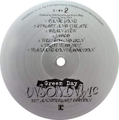 Green Day : Insomniac (LP, Album, RE + LP, S/Sided, Etch + Dlx, Ltd, 25t)