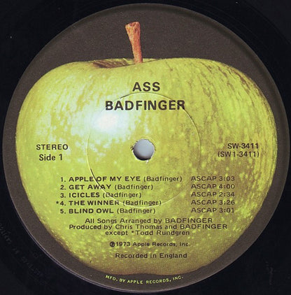 Badfinger : Ass (LP, Album, Los)