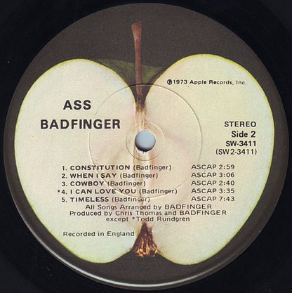 Badfinger : Ass (LP, Album, Los)