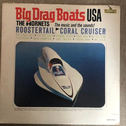 The Hornets (2) : Big Drag Boats U.S.A. (LP, Album)