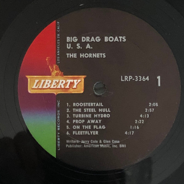 The Hornets (2) : Big Drag Boats U.S.A. (LP, Album)