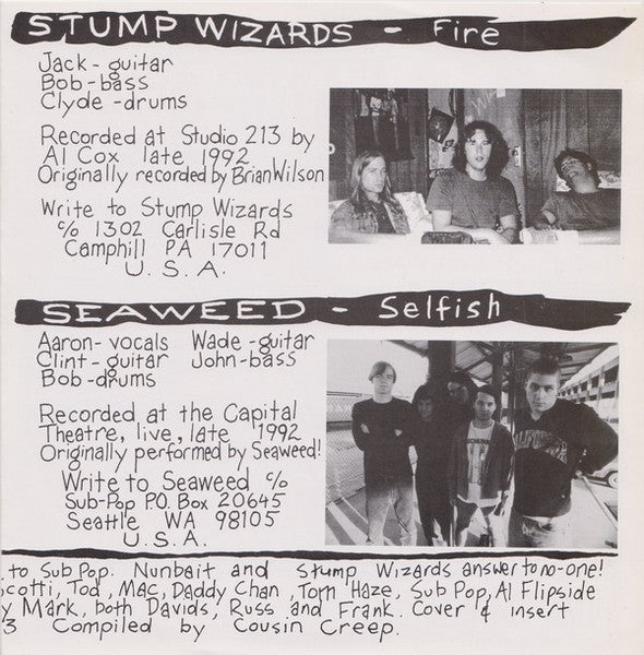 Various : Self Mutilation Volume Three (7", EP, Comp)