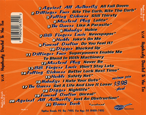 Various : Hopelessly Devoted To You Too, Vol. II (CD, Comp)