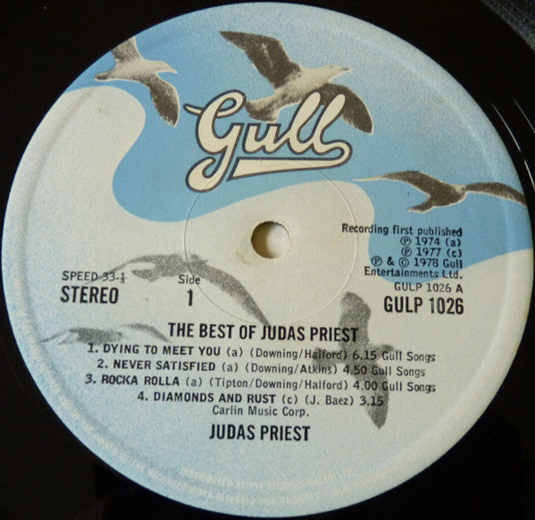 Judas Priest : The Best Of (LP, Comp, Dam)