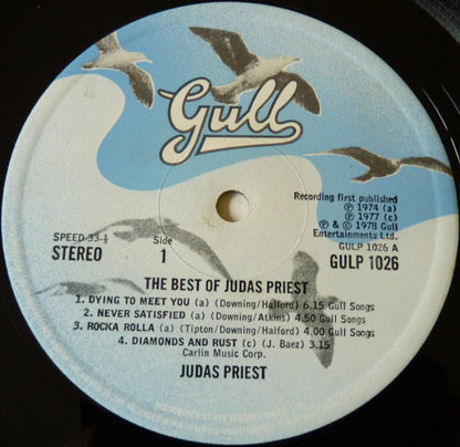 Judas Priest : The Best Of (LP, Comp, Dam)