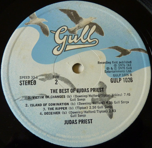 Judas Priest : The Best Of (LP, Comp, Dam)