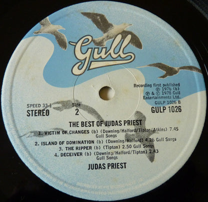 Judas Priest : The Best Of (LP, Comp, Dam)