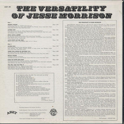 Jesse Morrison : The Versatility Of Jesse Morrison (LP, Album)