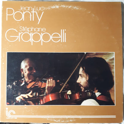 Jean-Luc Ponty - Stéphane Grappelli Featuring Maurice Vander, Philippe Catherine*, Tony Bonfils, Andre Ceccarelli* : Ponty - Grappelli (LP, Album)