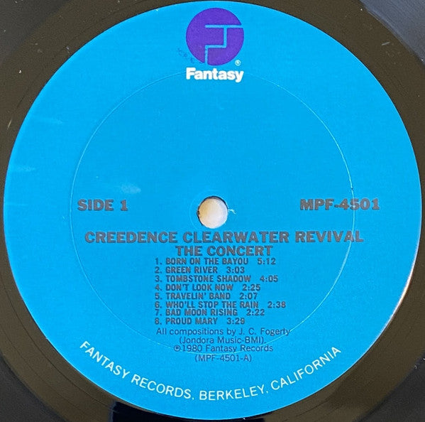 Creedence Clearwater Revival : The Concert (LP, Album, RE, Pit)