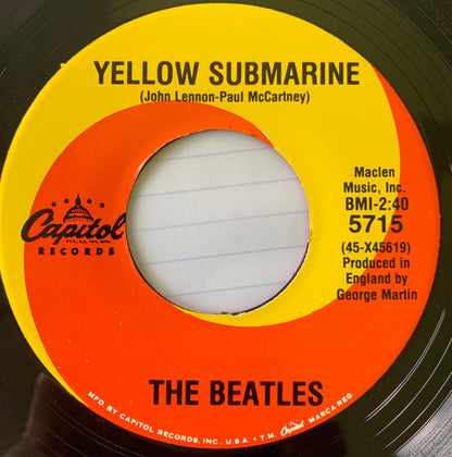 The Beatles : Yellow Submarine / Eleanor Rigby (7", Single)