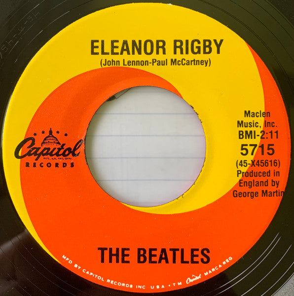 The Beatles : Yellow Submarine / Eleanor Rigby (7", Single)