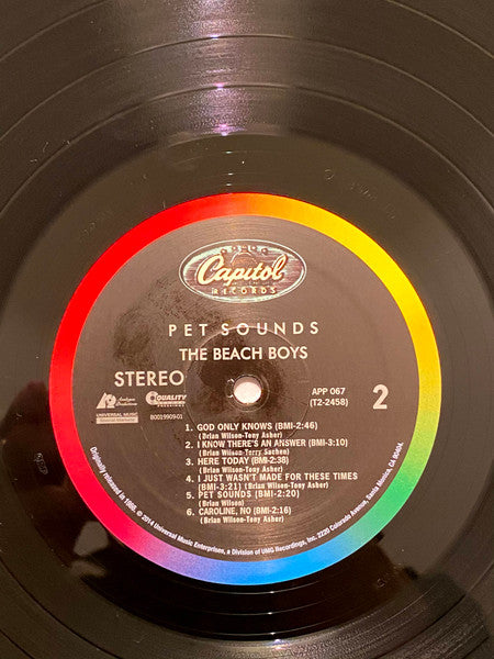 The Beach Boys : Pet Sounds (LP, Album, RE, RM, RP, 180)