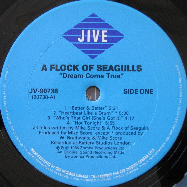 A Flock Of Seagulls : Dream Come True (LP, Album)