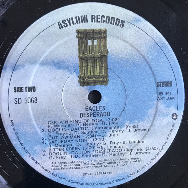 Eagles : Desperado (LP, Album, RE, PR )