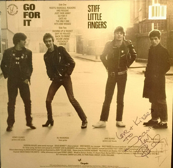 Stiff Little Fingers : Go For It (LP, Album, San)