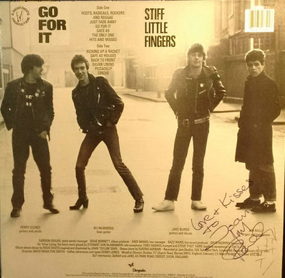 Stiff Little Fingers : Go For It (LP, Album, San)