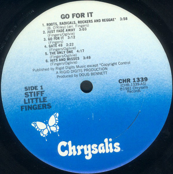 Stiff Little Fingers : Go For It (LP, Album, San)