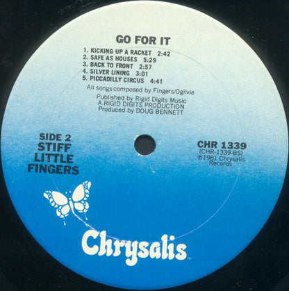 Stiff Little Fingers : Go For It (LP, Album, San)