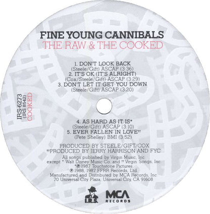 Fine Young Cannibals : The Raw & The Cooked (LP, Album, Pin)