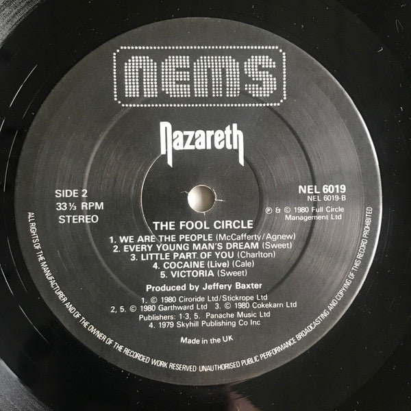 Nazareth (2) : The Fool Circle (LP, Album)