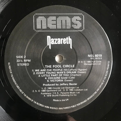 Nazareth (2) : The Fool Circle (LP, Album)