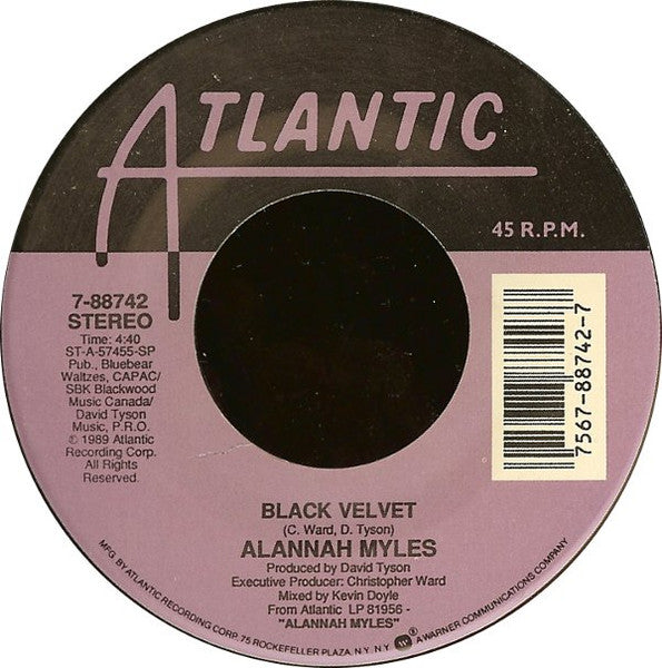 Alannah Myles : Black Velvet / If You Want To (7", Single, Spe)