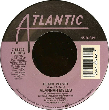 Alannah Myles : Black Velvet / If You Want To (7", Single, Spe)