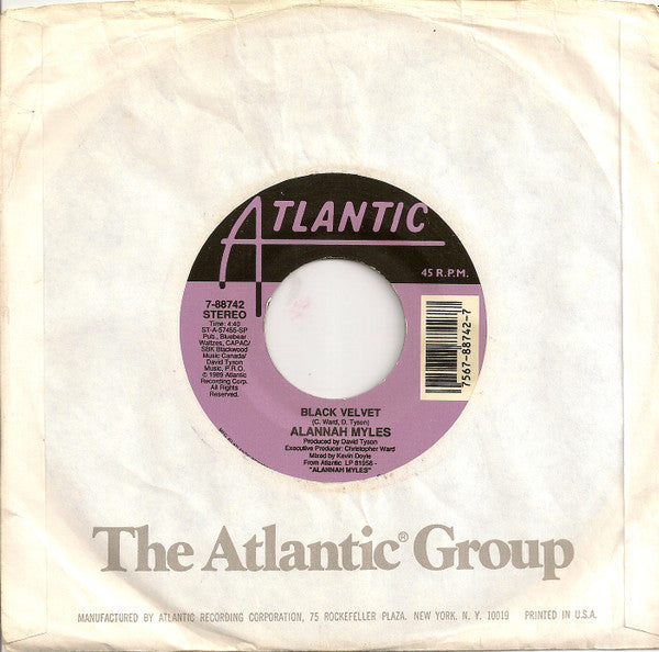 Alannah Myles : Black Velvet / If You Want To (7", Single, Spe)