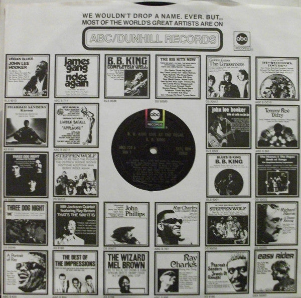 B.B. King : Live At The Regal (LP, Album, RE, San)