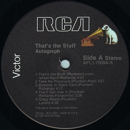 Autograph (2) : That's The Stuff (LP, Album, Ind)