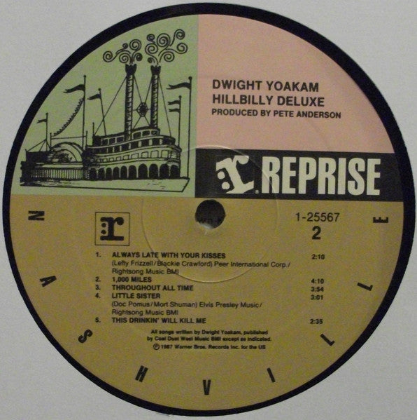 Dwight Yoakam : Hillbilly DeLuxe (LP, Album, Spe)