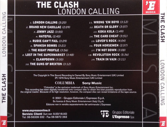 The Clash : London Calling (CD, Album, RE)