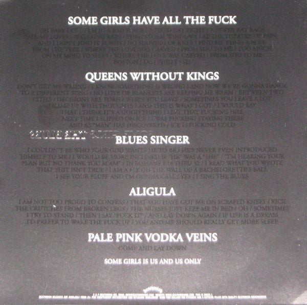 Some Girls (3) : The Blues (7", S/Sided, Gre)
