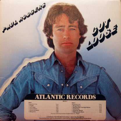 Paul Rodgers : Cut Loose (LP, Album, SP)