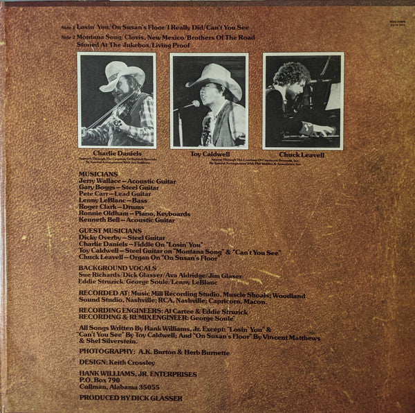 Hank Williams Jr. : Hank Williams, Jr. And Friends (LP, Album, Ter)