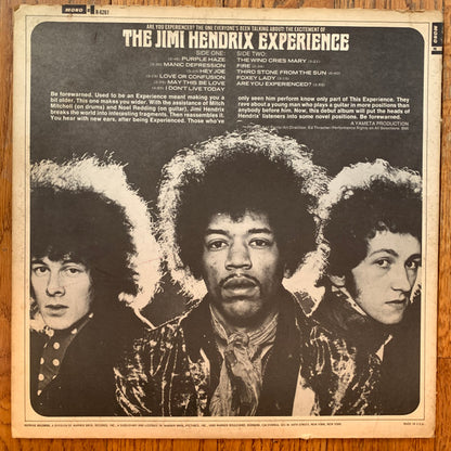 The Jimi Hendrix Experience : Are You Experienced (LP, Album, Ter)