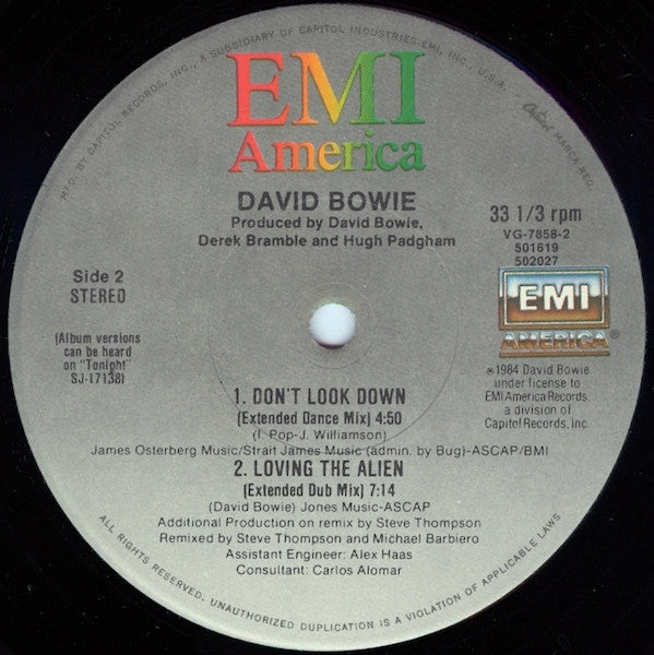 David Bowie : Loving The Alien (12", Single, Ltd, Gat)