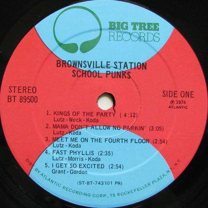 Brownsville Station : School Punks (LP, Album, PR)
