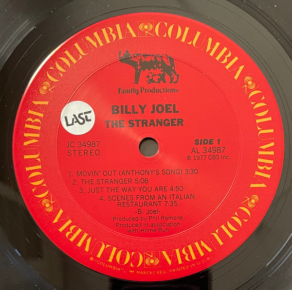 Billy Joel : The Stranger (LP, Album, RE, Pit)