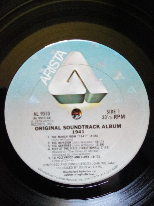John Williams (4) : 1941 (Original Motion Picture Soundtrack) (LP, San)