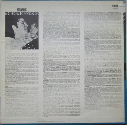 Elvis* : The Sun Sessions (LP, Comp, Mono, RP)