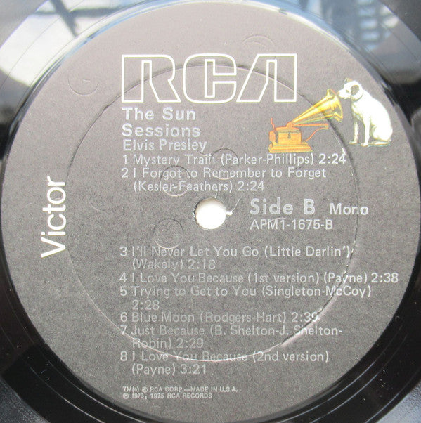 Elvis* : The Sun Sessions (LP, Comp, Mono, RP)