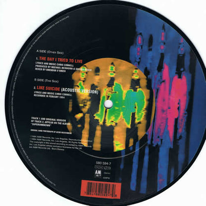 Soundgarden : The Day I Tried To Live (7", Single, Ltd, Pic)