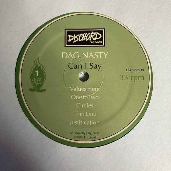 Dag Nasty : Can I Say (LP, Album, Ltd, RE, RM, Gre)