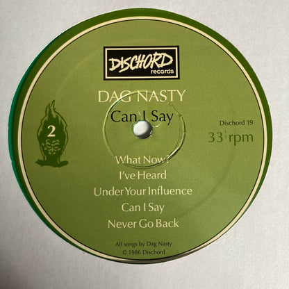 Dag Nasty : Can I Say (LP, Album, Ltd, RE, RM, Gre)