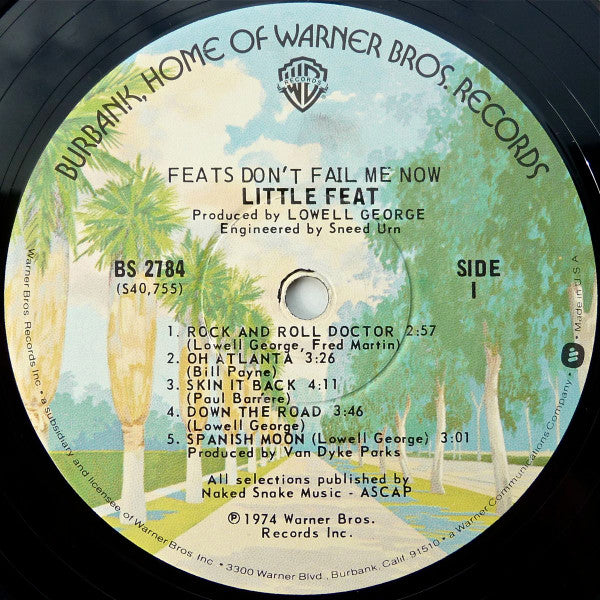 Little Feat : Feats Don't Fail Me Now (LP, Album, RE, Win)