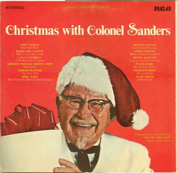 Various : Christmas With Colonel Sanders (LP, Comp, S/Edition, Roc)