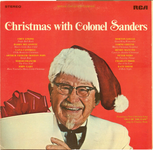 Various : Christmas With Colonel Sanders (LP, Comp, S/Edition, Roc)