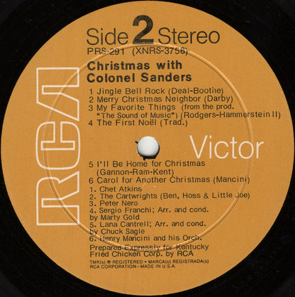 Various : Christmas With Colonel Sanders (LP, Comp, S/Edition, Roc)